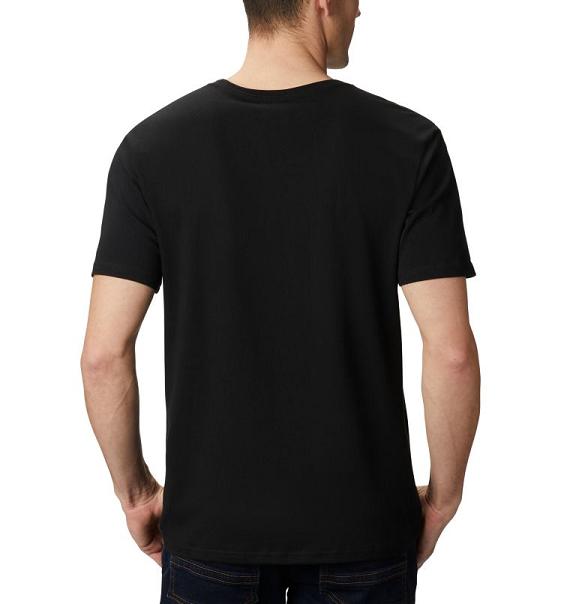 Columbia CSC Basic Logo T-Shirt Black For Men's NZ90835 New Zealand